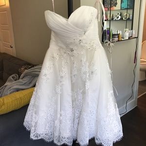 NWT tea length Wedding dress